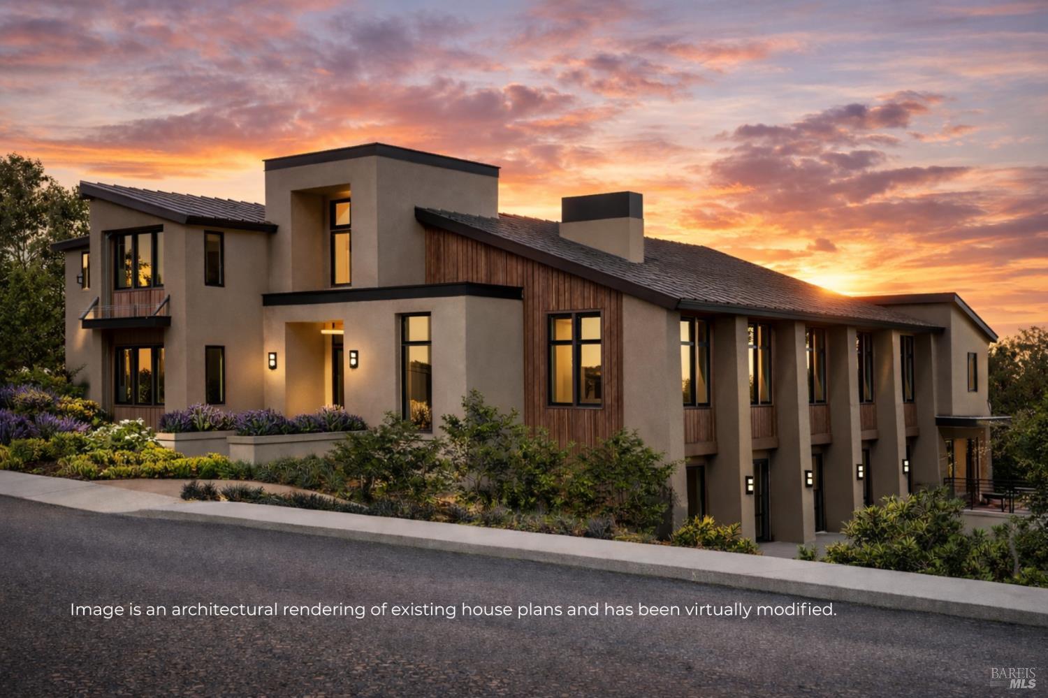 4011 Skyfarm Drive Santa Rosa, CA 95403 - Photo 1 of 19 a front view of a house with a garden