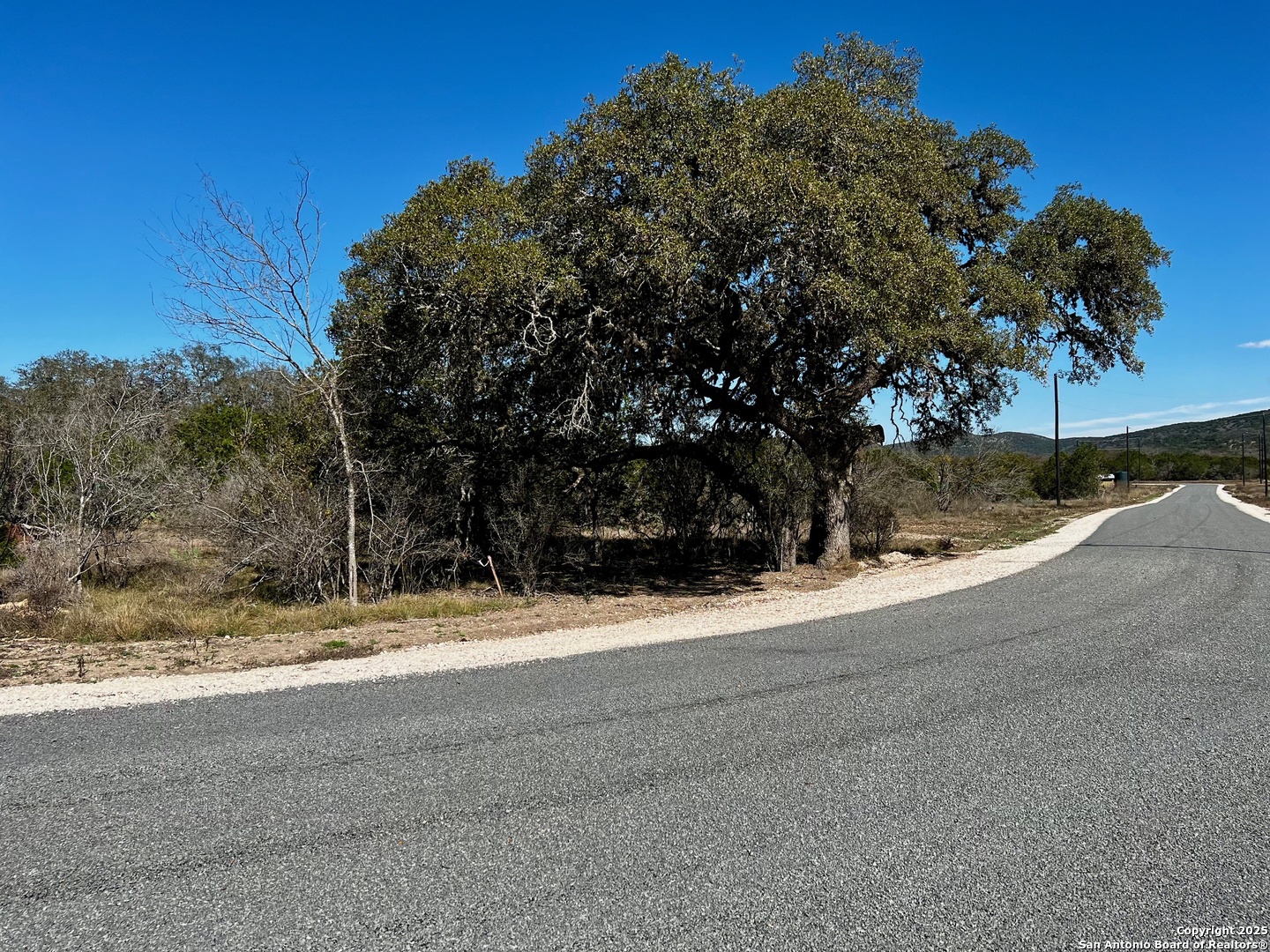 330 Madrone Concan, TX 78838 - Photo 2 of 13 a view of road with a building in the background