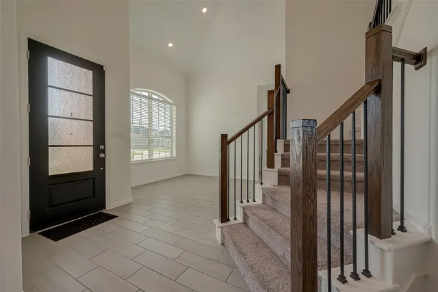 a view of front door of house