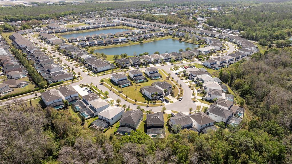 4561 Cabello Loop Kissimmee, FL 34746 - Photo 16 of 100 an aerial view of a city with lots of residential buildings