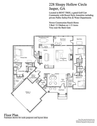 $710,000 | 228 Sleepy Hollow Circle, Jasper, GA 30143