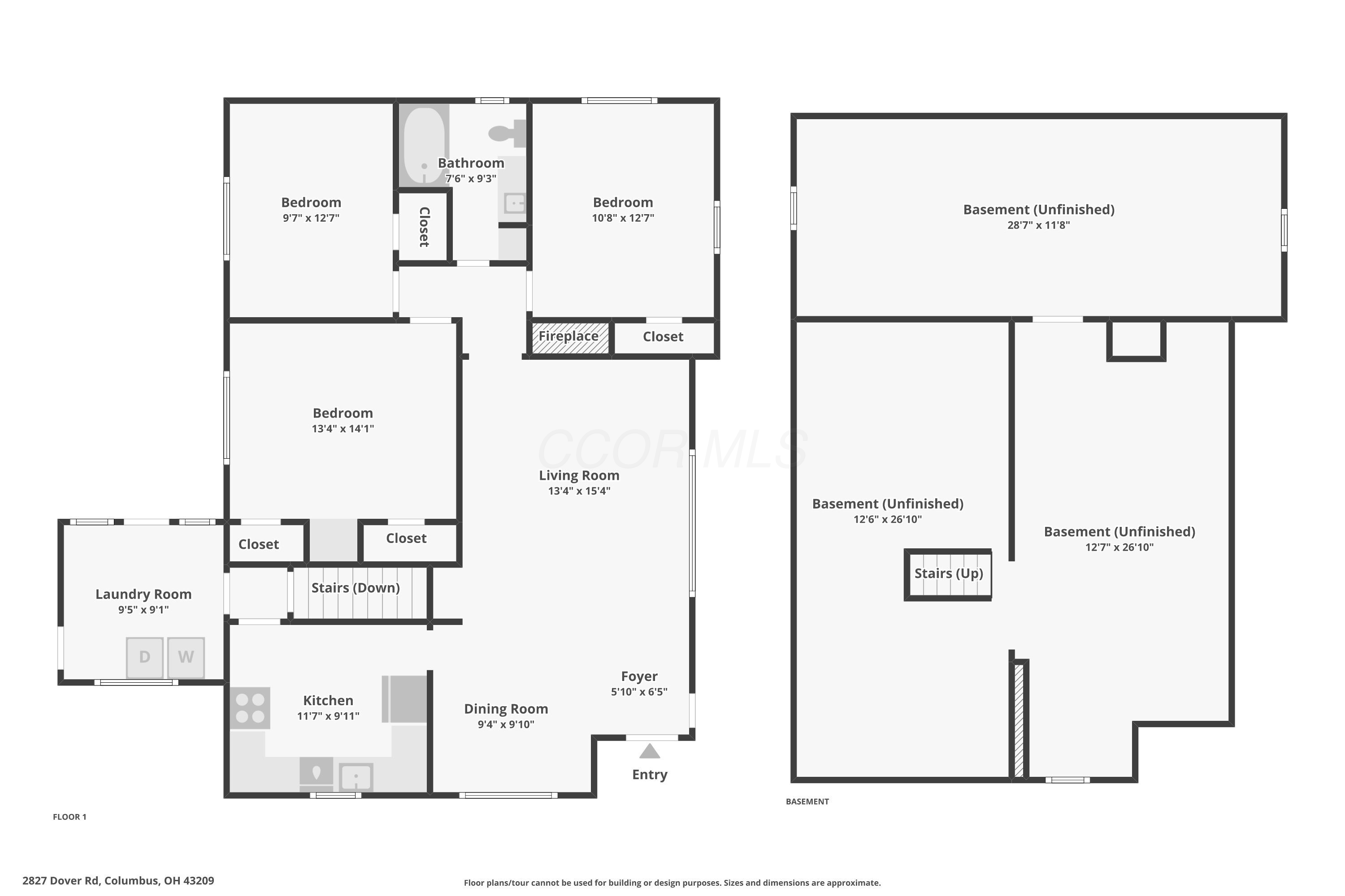 2827 Dover Road Columbus, OH 43209 - Photo 27 of 27 FIRST FLOOR & BASEMENT COMBINED