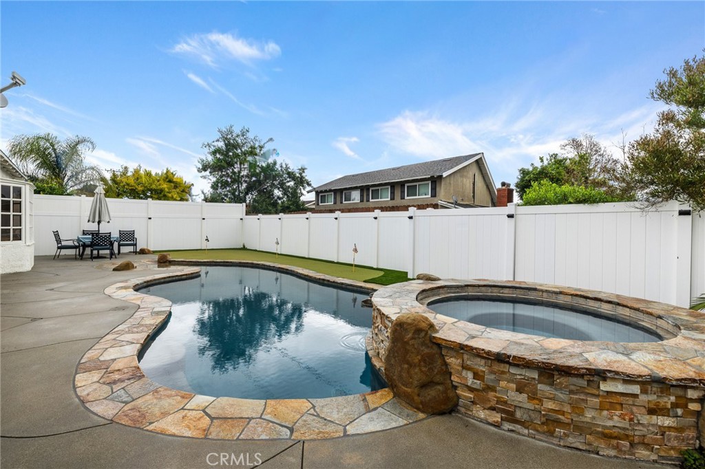 2158 Waldo Street Simi Valley, CA 93065 - Photo 37 of 46 a view of swimming pool with outdoor seating and plants