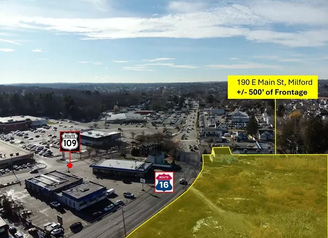 a front view of a multi story building