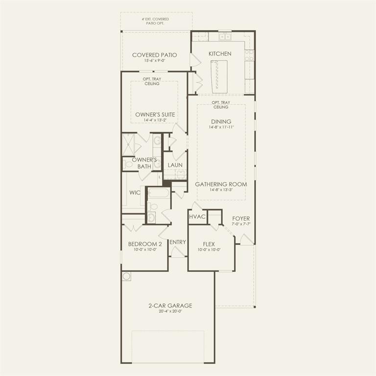 821 Hamilton Lane Georgetown, TX 78633 - Photo 38 of 38 Taft Floor plan
