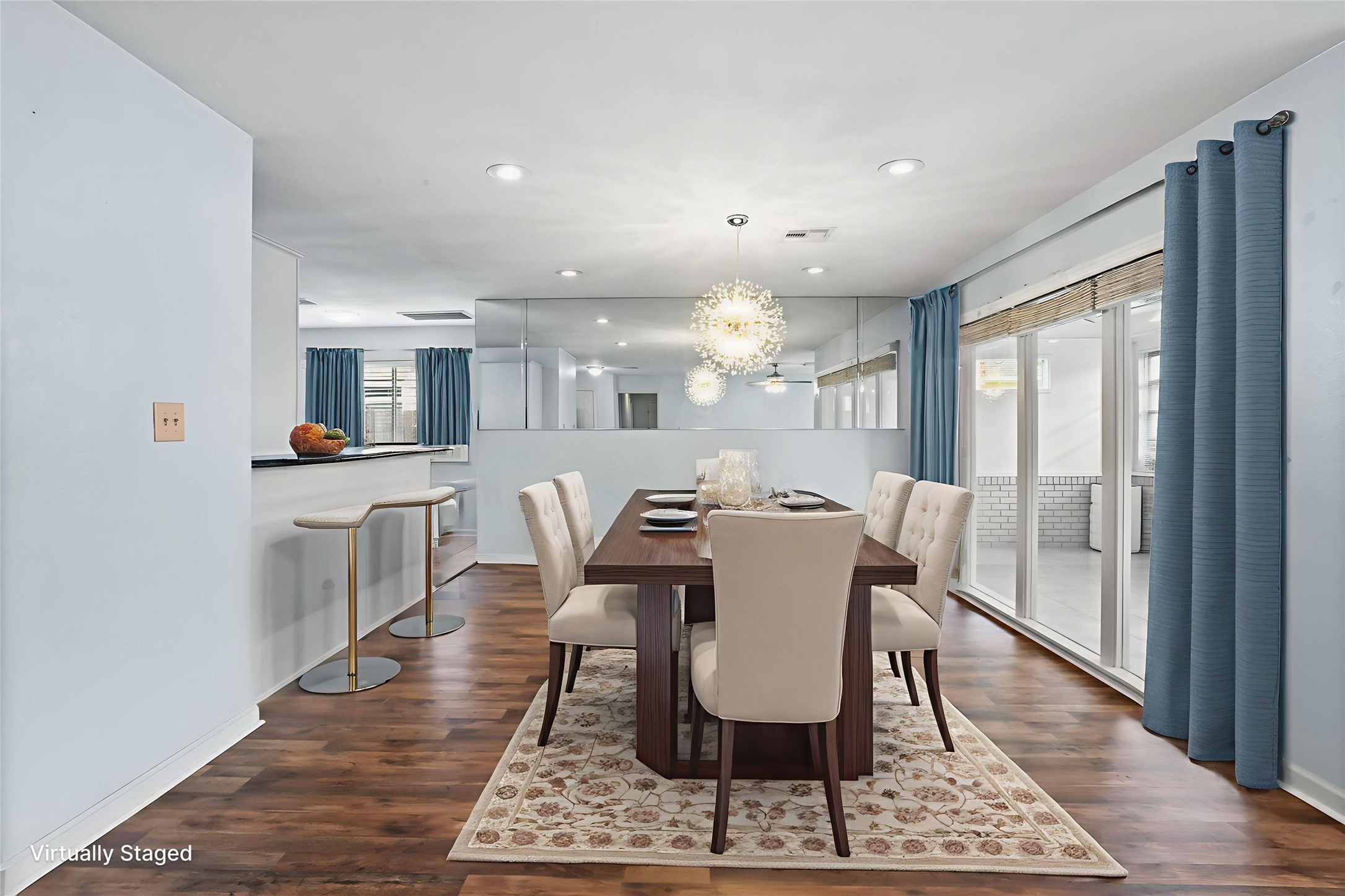 16 Harbor Lane Kemah, TX 77565 - Photo 13 of 31 a view of a dining room with furniture and wooden floor