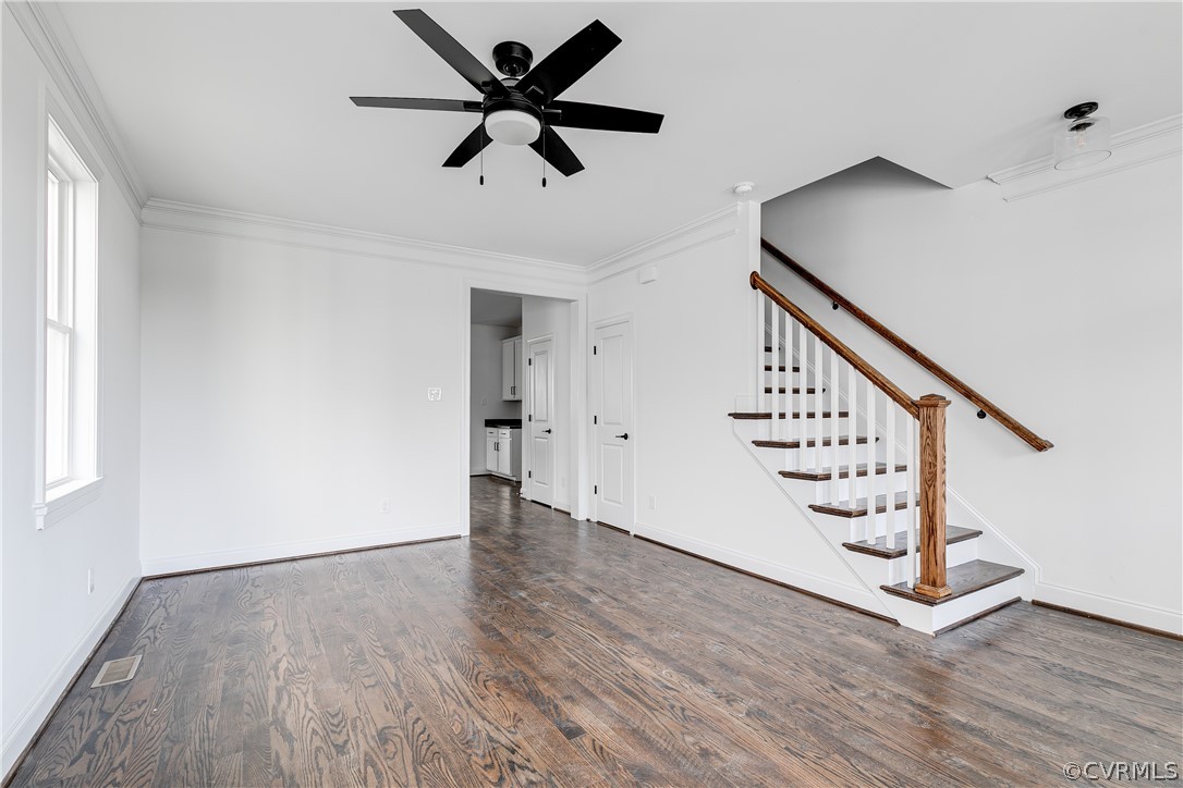 2405 Everett Street Richmond, VA 23224 - Photo 3 of 24 wooden floor in an empty room with a window