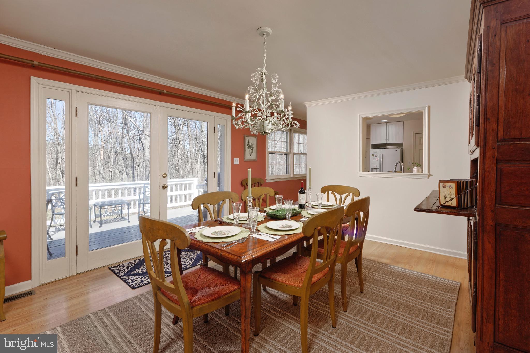 3566 Zulla Road The Plains, VA 20198 - Photo 8 of 50 Dining room opens to the rear open back deck