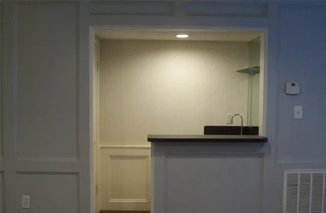 a view of a small space