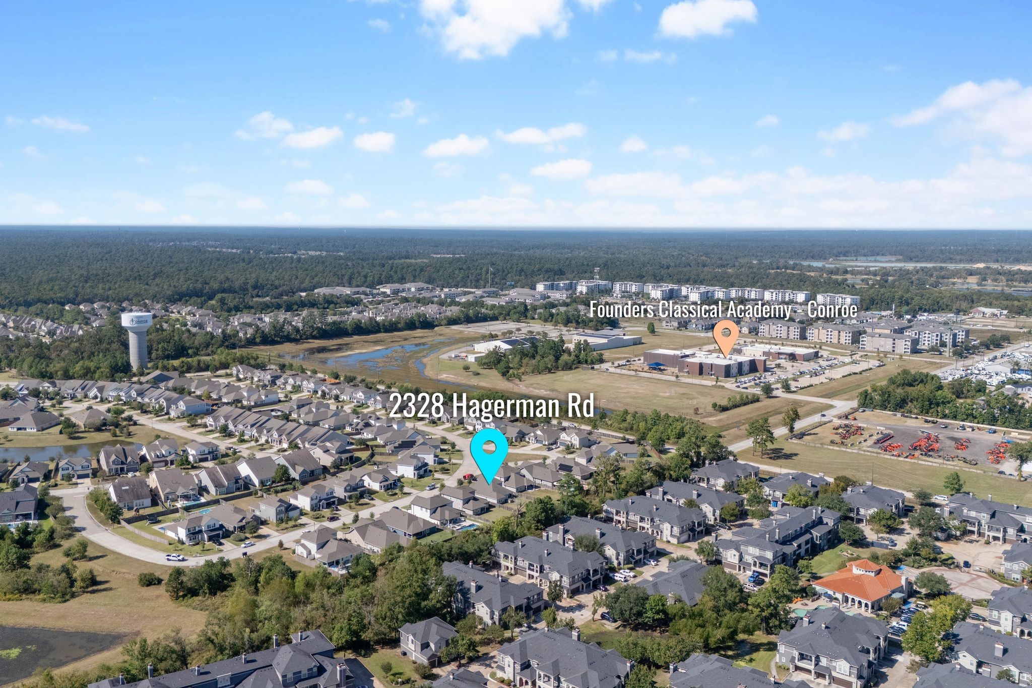 2328 Hagerman Road Conroe, TX 77384 - Photo 44 of 45 a view of a city