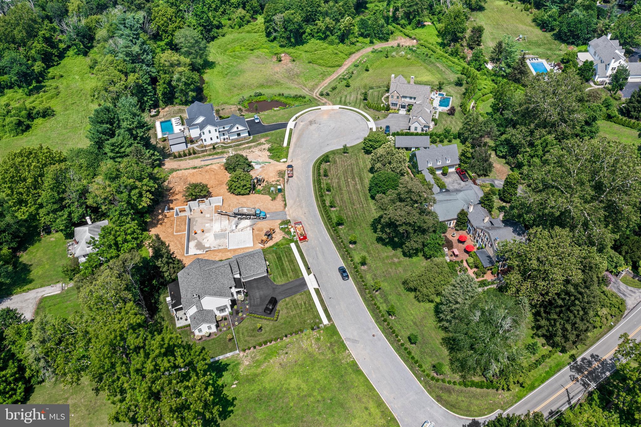 105 Privet Lane Wayne, PA 19087 - Photo 6 of 14 Aerial View