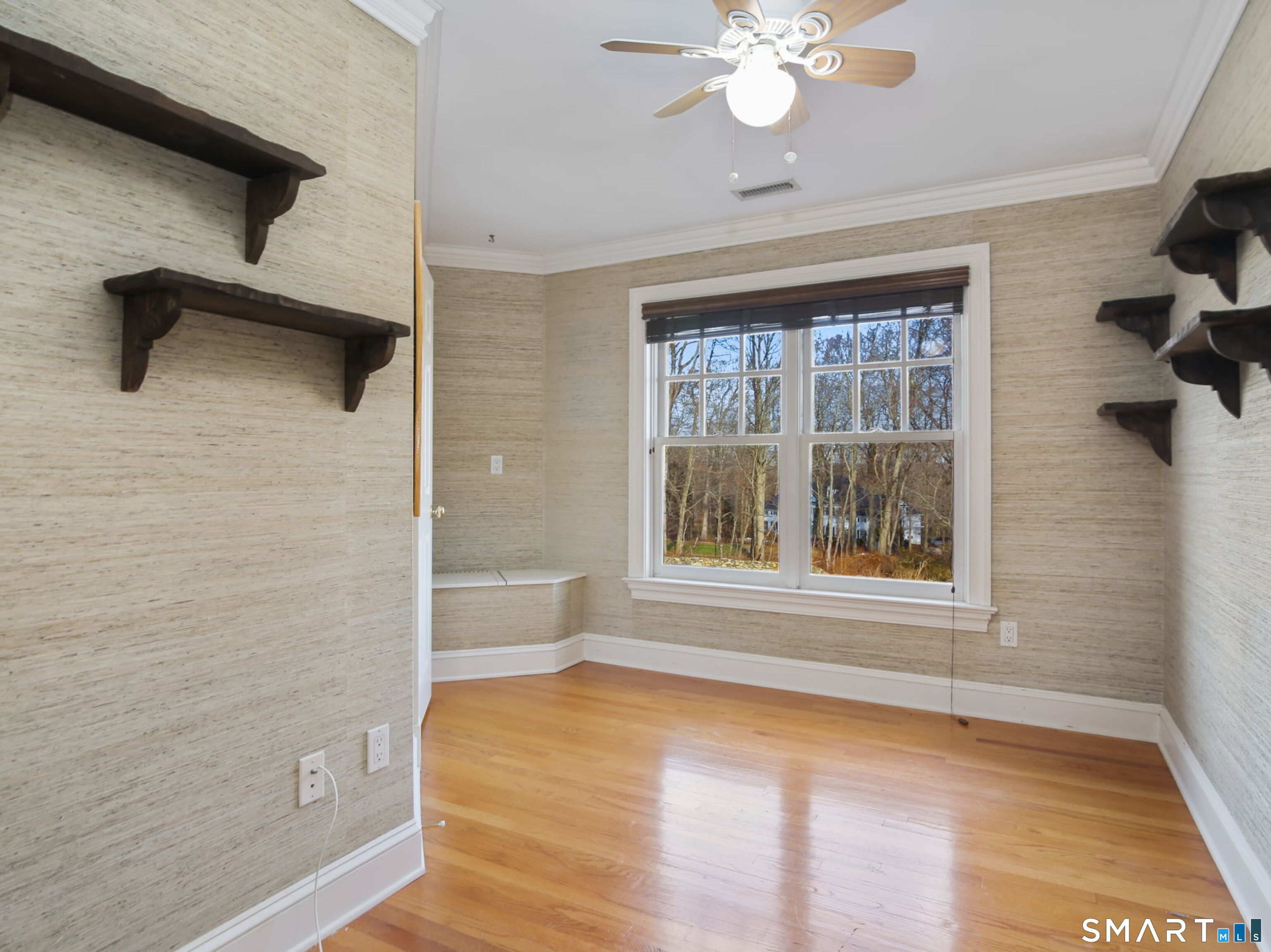 7 Long Meadow Lane Redding, CT 06896 - Photo 29 of 38 a view of an empty room with a window