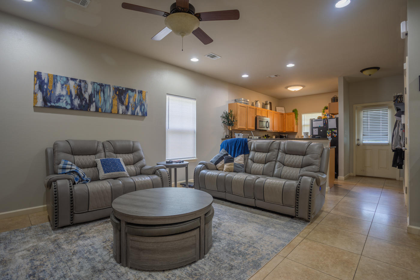 40 Myrtle Oak Way Santa Rosa Beach, FL 32459 - Photo 13 of 42 a living room with furniture and a ceiling fan