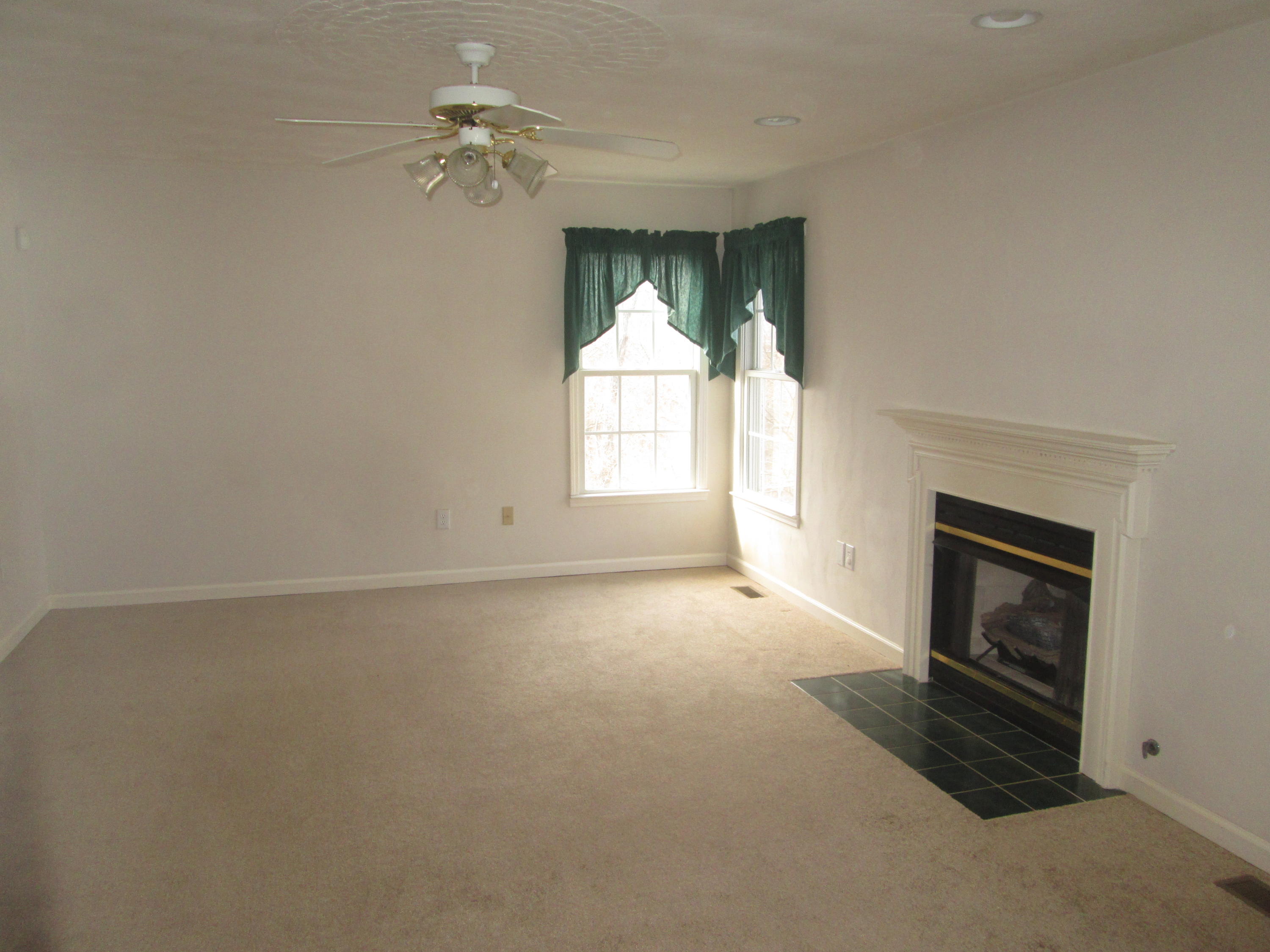 Family Room w/gas logs