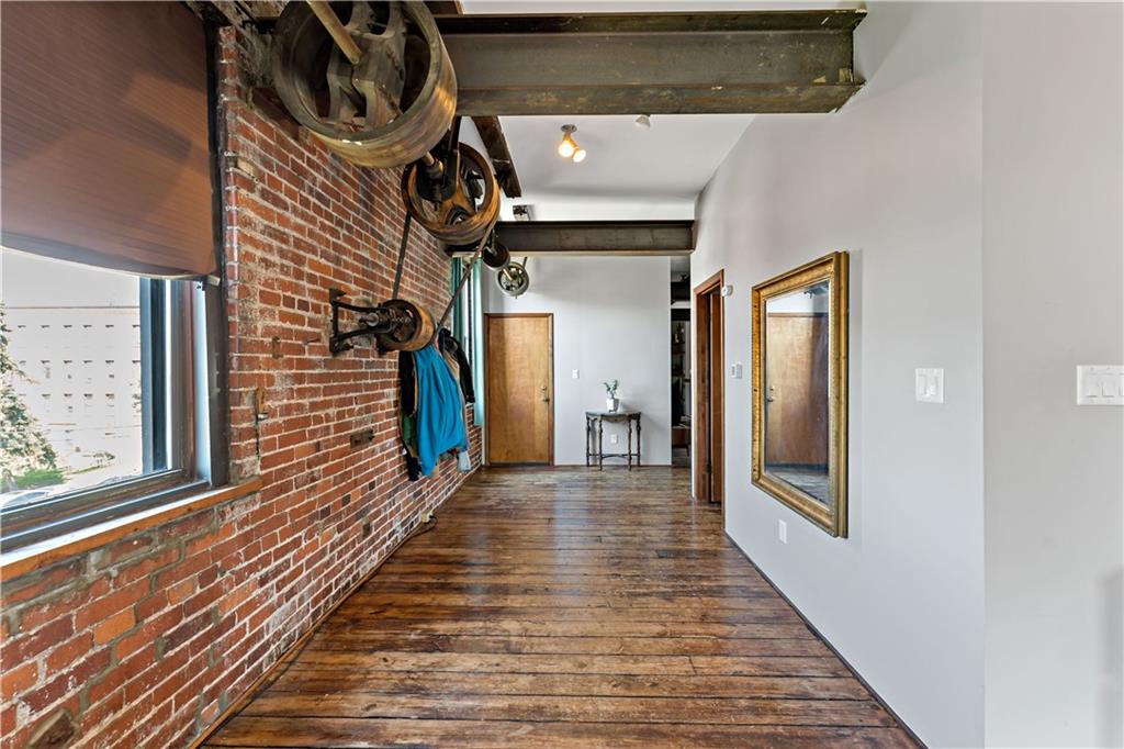 131 Beam Way Pittsburgh, PA 15211 - Photo 14 of 50 a view of a hallway with wooden floor and a hallway