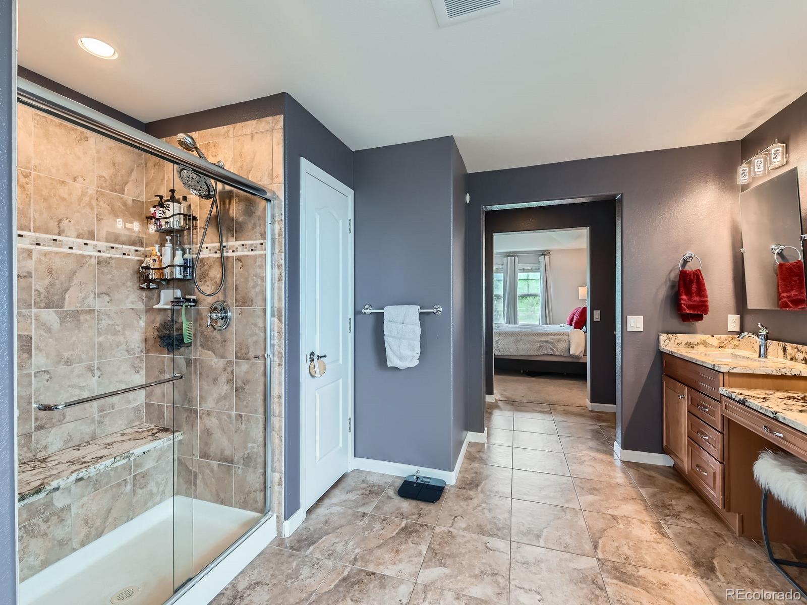 2896 Gemini Loop Broomfield, CO 80023 - Photo 40 of 49 a bathroom with a tub sink and mirror