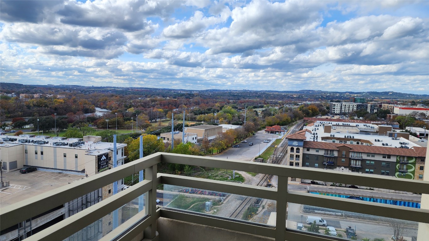 300 Bowie Street, Unit 1305 Austin, TX 78703 - Photo 22 of 38 a view of a city from a balcony