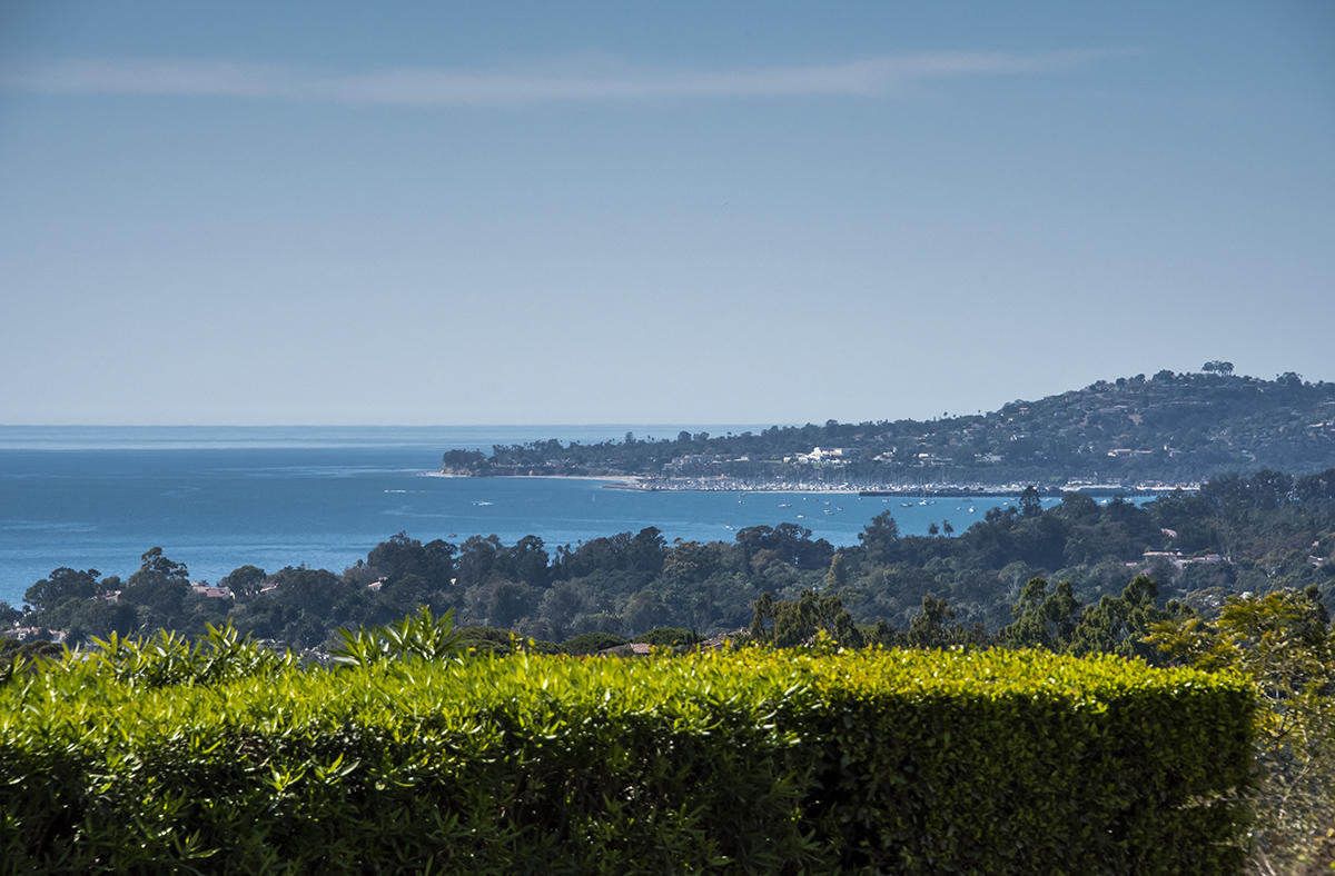 347 Ridgecrest Drive Montecito, CA 93108 - Photo 8 of 10 a view of a lake with a mountain in the background