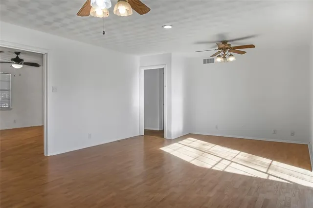 wooden floor in an empty room