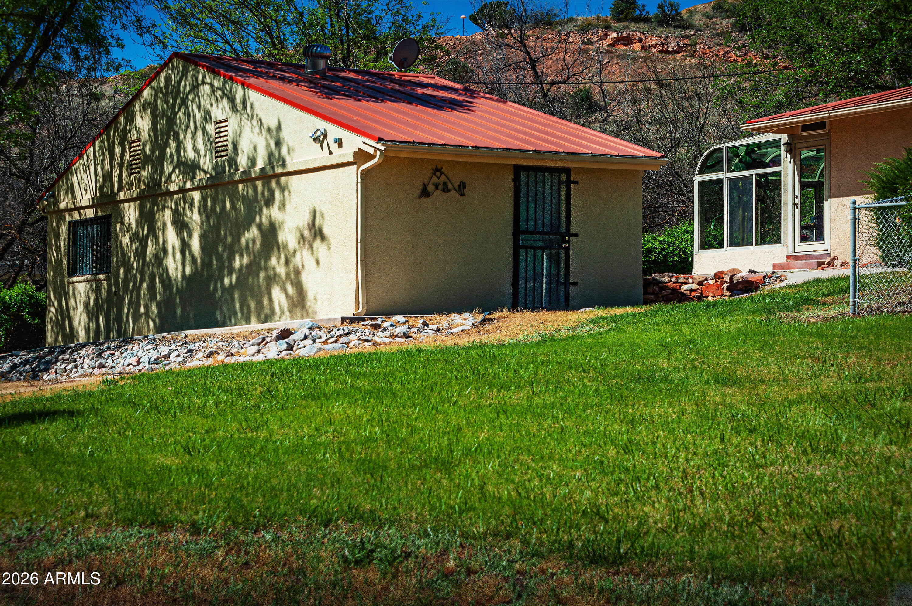 1945 South Loy Road Cornville, AZ 86325 - Photo 24 of 47 a front view of a house with garden