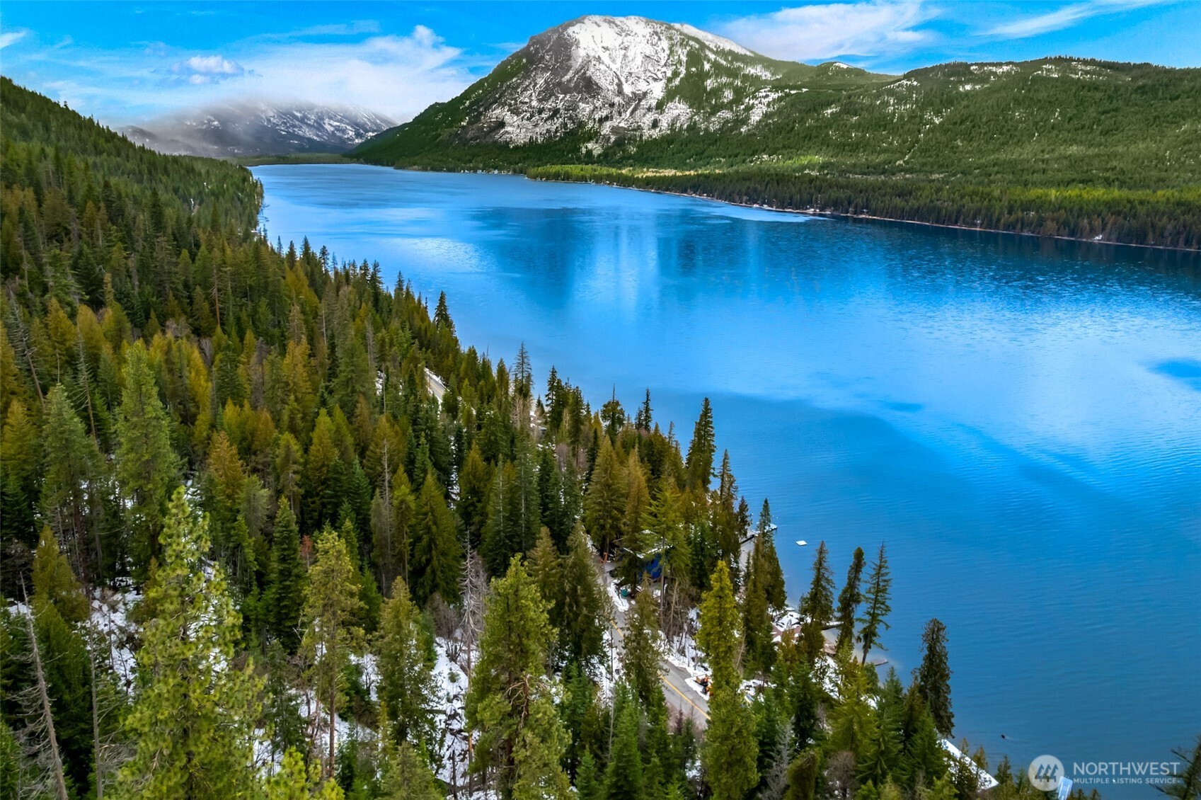 0 Cedar Brae Road Leavenworth, WA 98826 - Photo 7 of 9 a view of a lake with a mountain