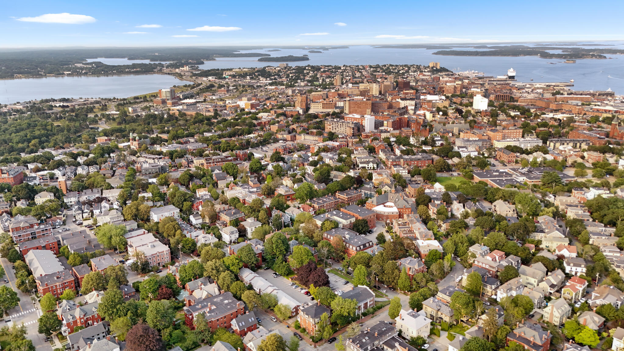 129 Pine Street, Unit 2 Portland, ME 04102 - Photo 32 of 32 DRONE-8