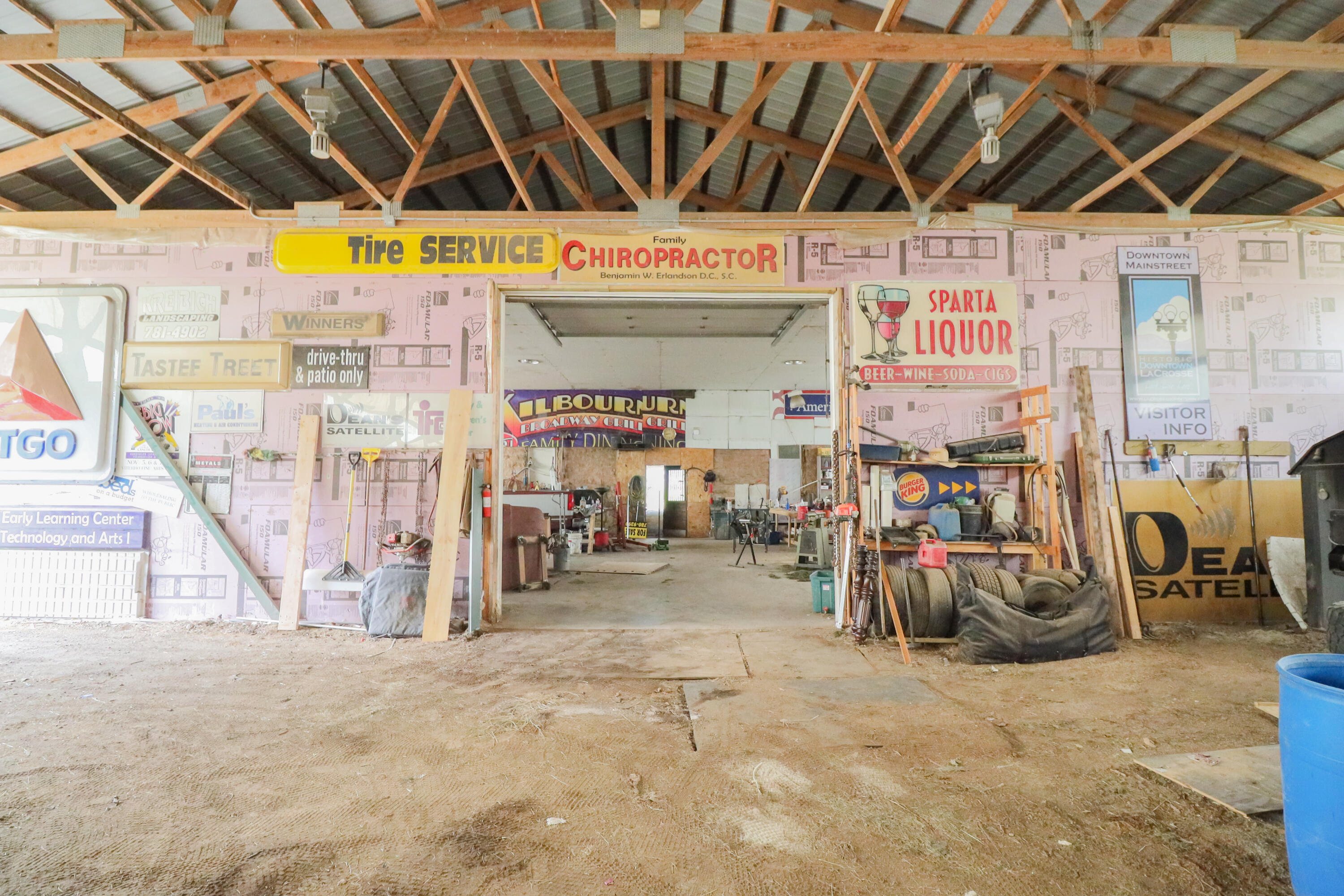 W5381 County Road West Holmen, WI 54636 - Photo 58 of 80 Riding arena looking into mechanical shop