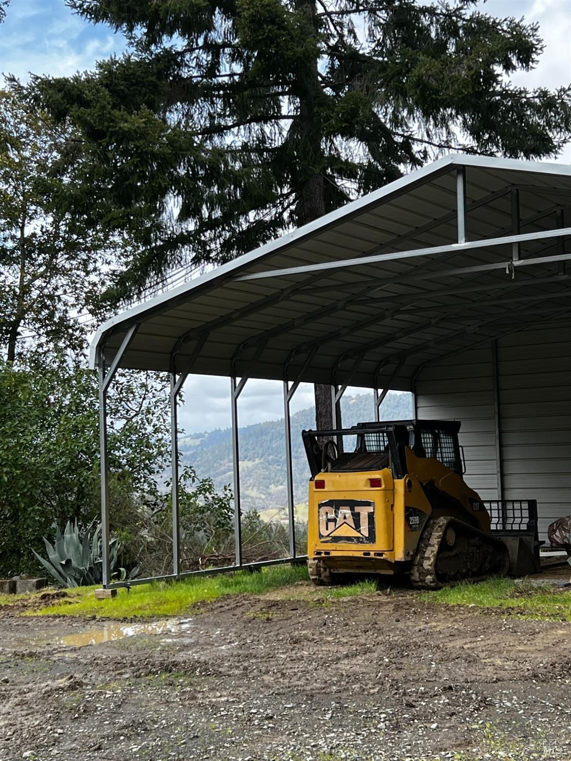 3761 East Blue Rock Road Garberville, CA 95542 - Photo 24 of 38 a view of a couches in the patio next to a yard