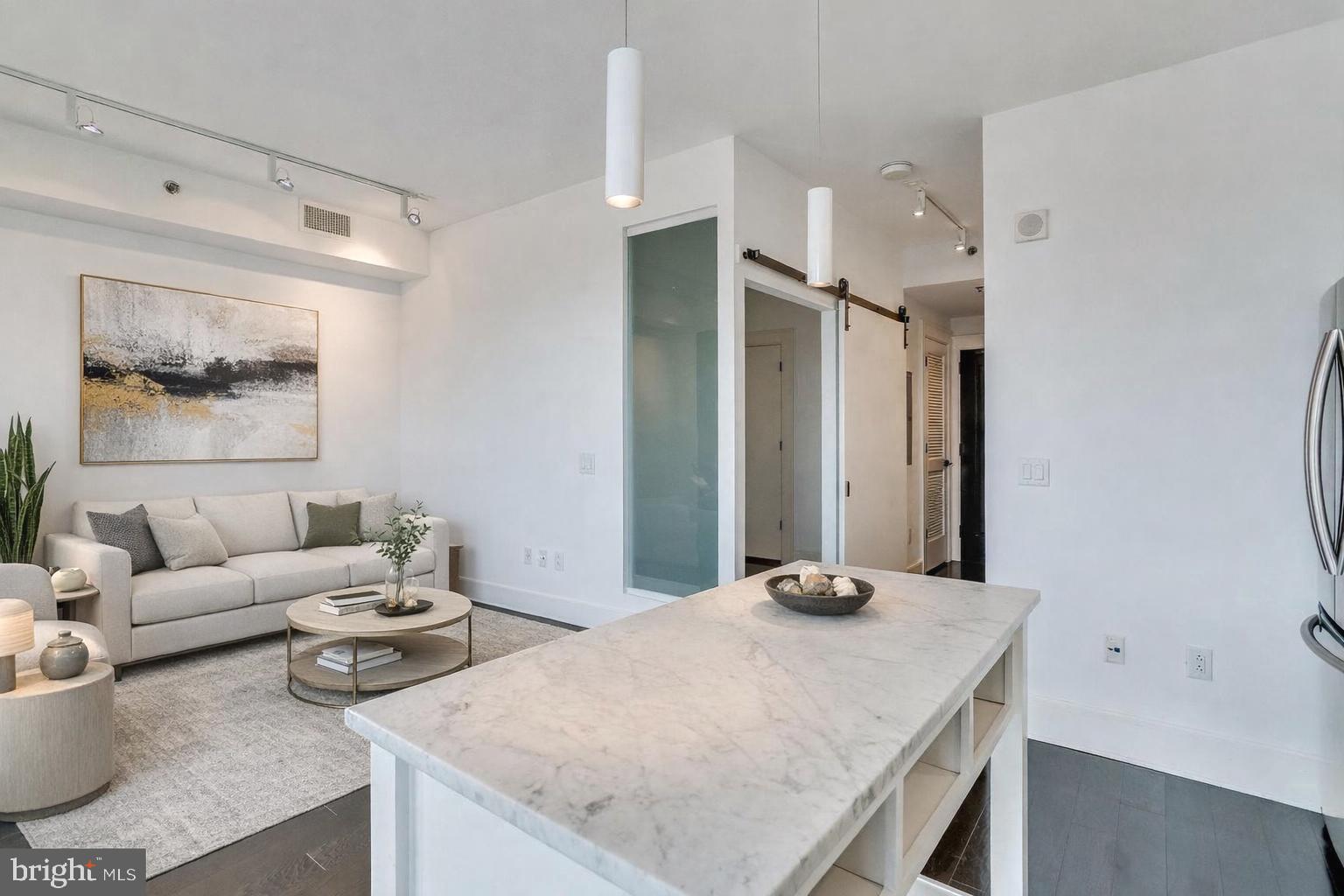 Virtual staging used to demonstrate layout