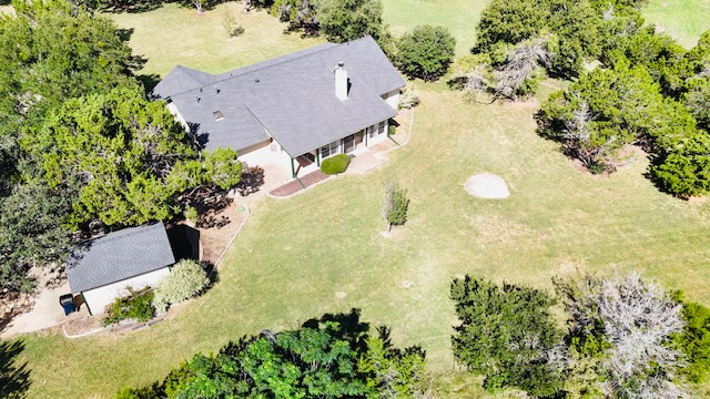 125 Kyle Lane Georgetown, TX 78633 - Photo 4 of 34 an aerial view of a house with a yard