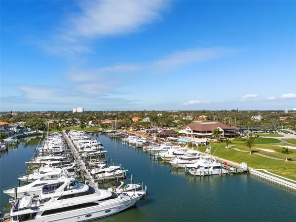 a view of a ocean with city