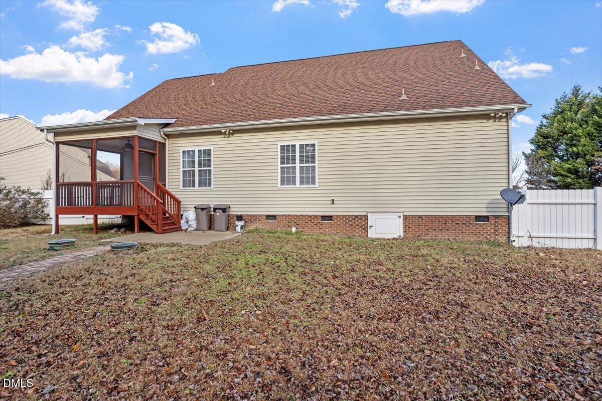 541 Spruce Meadows Lane Willow Spring, NC 27592 - Photo 37 of 40 a view of a house with a yard