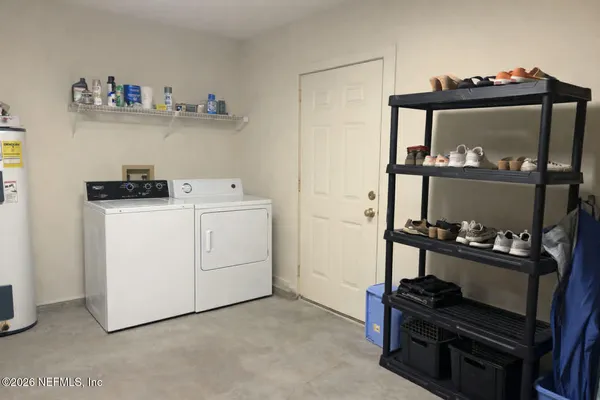 a view of a storage & utility room