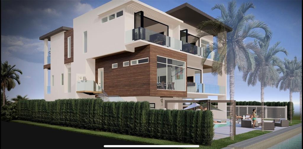 575 Crystal Drive Madeira Beach, FL 33708 - Photo 13 of 75 a front view of a house with a yard