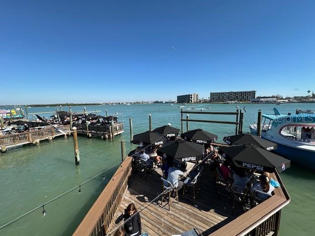 575 Crystal Drive Madeira Beach, FL 33708 - Photo 50 of 75 a view of a ocean from a balcony