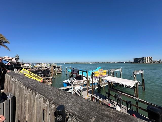 575 Crystal Drive Madeira Beach, FL 33708 - Photo 54 of 75 a view of a balcony with an ocean view