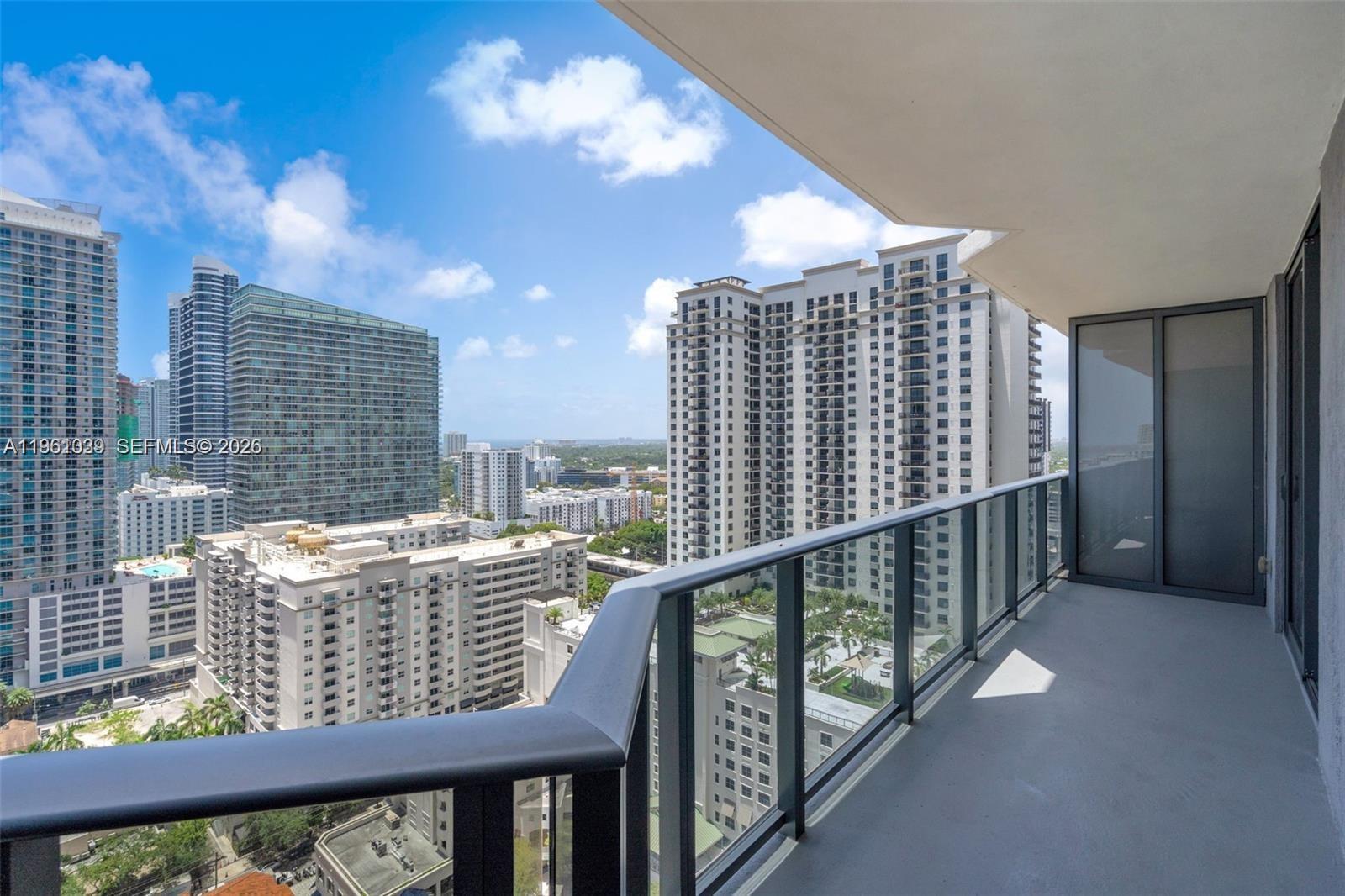 45 Southwest 9th Street, Unit 2204 Miami, FL 33130 - Photo 20 of 23 a view of balcony with city view