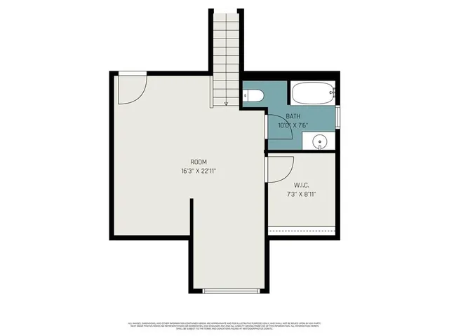 a picture of a wall with a white wall and a potted plant