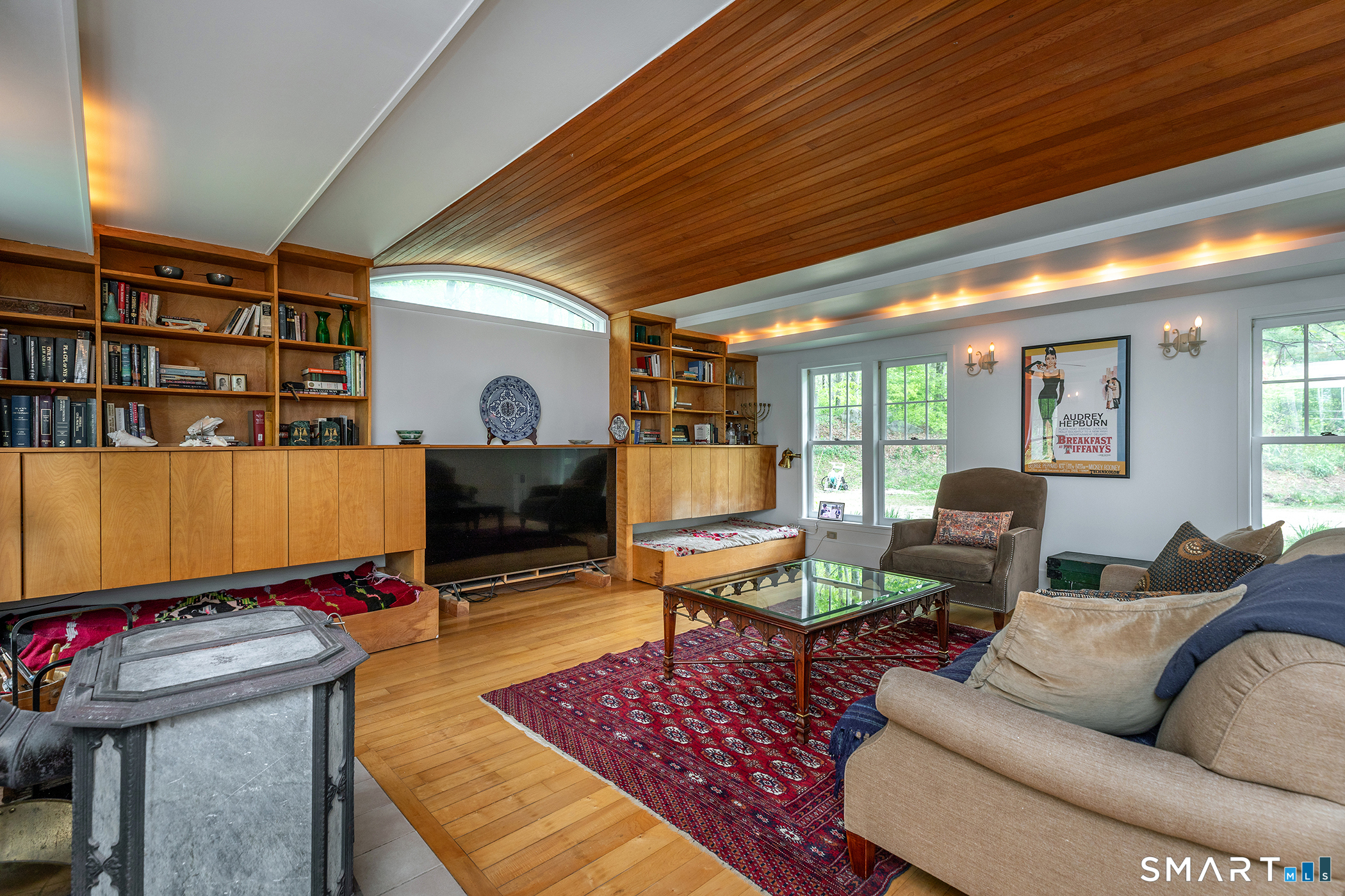 56 Todd Hill Road Cornwall, CT 06796 - Photo 14 of 30 There are two built in slide out beds in the LR.
