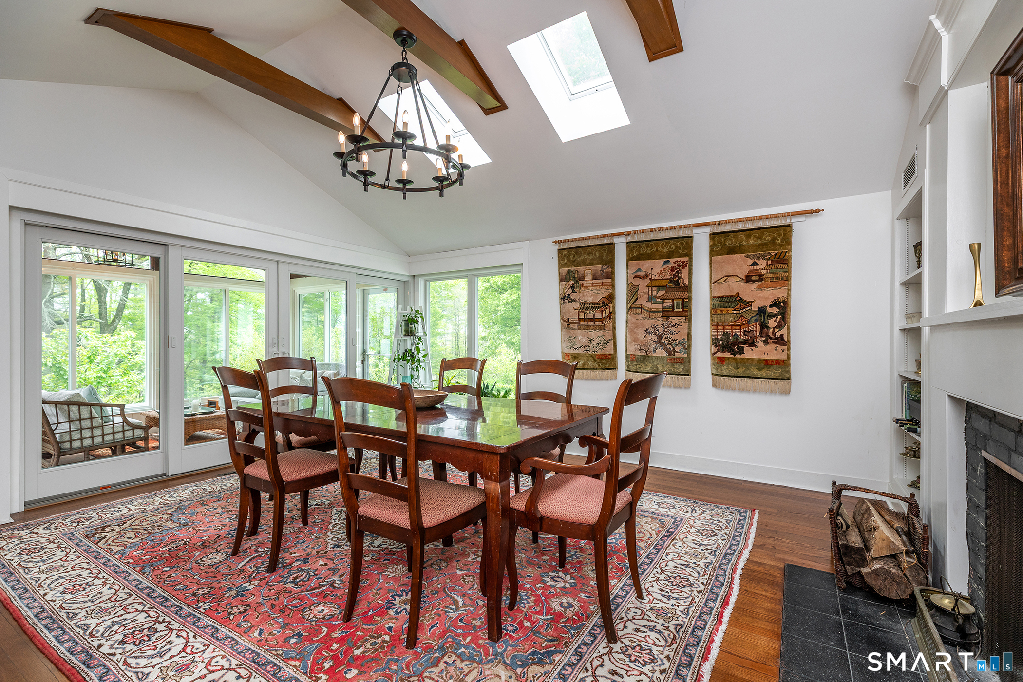 56 Todd Hill Road Cornwall, CT 06796 - Photo 20 of 30 New sliding doors provide access to the three season porch.