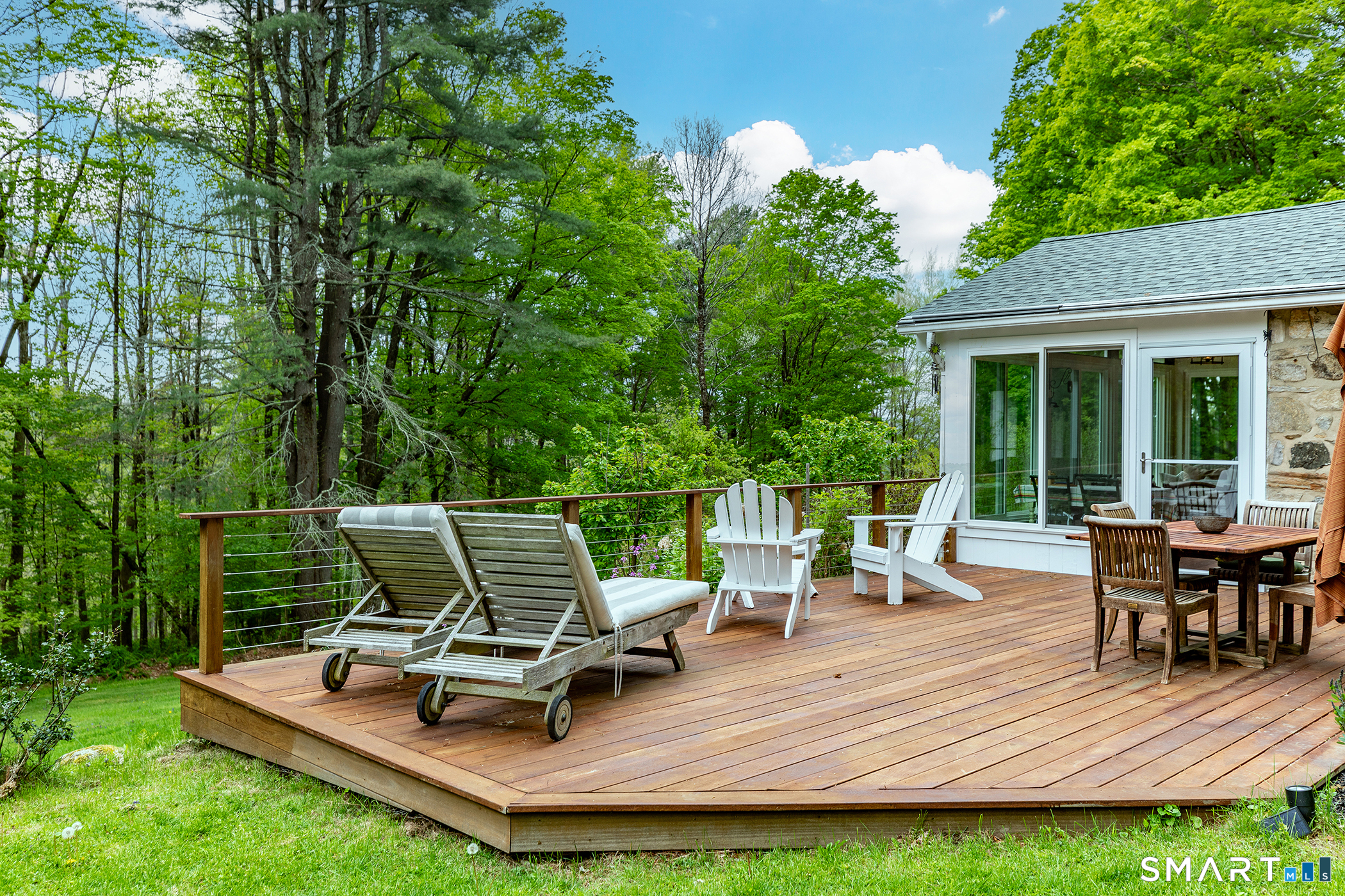 56 Todd Hill Road Cornwall, CT 06796 - Photo 8 of 30 Deck has direct access from the three season porch.