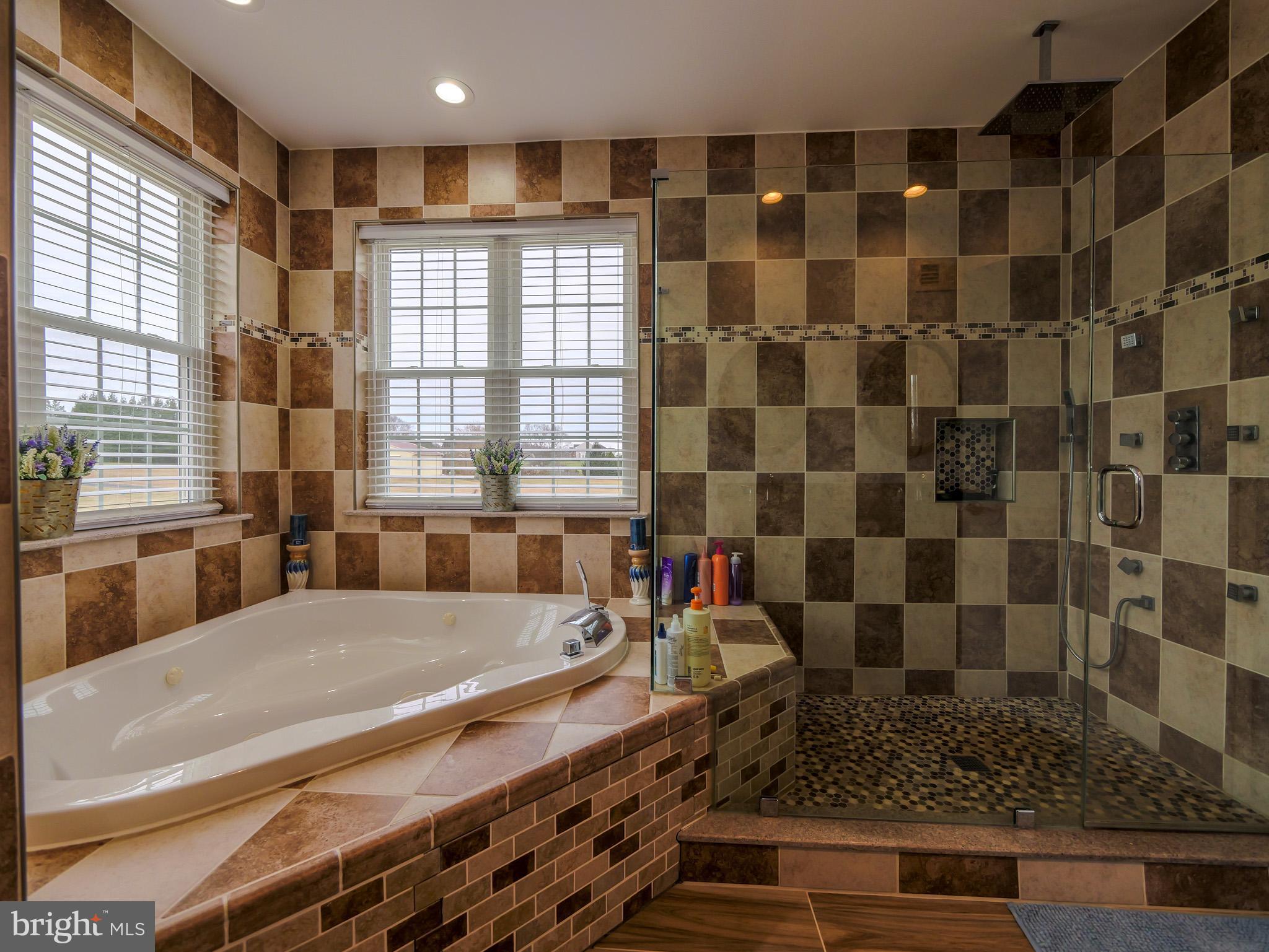 559 Franklinville Road Mullica Hill, NJ 08062 - Photo 20 of 41 a bathroom with a bathtub and a shower