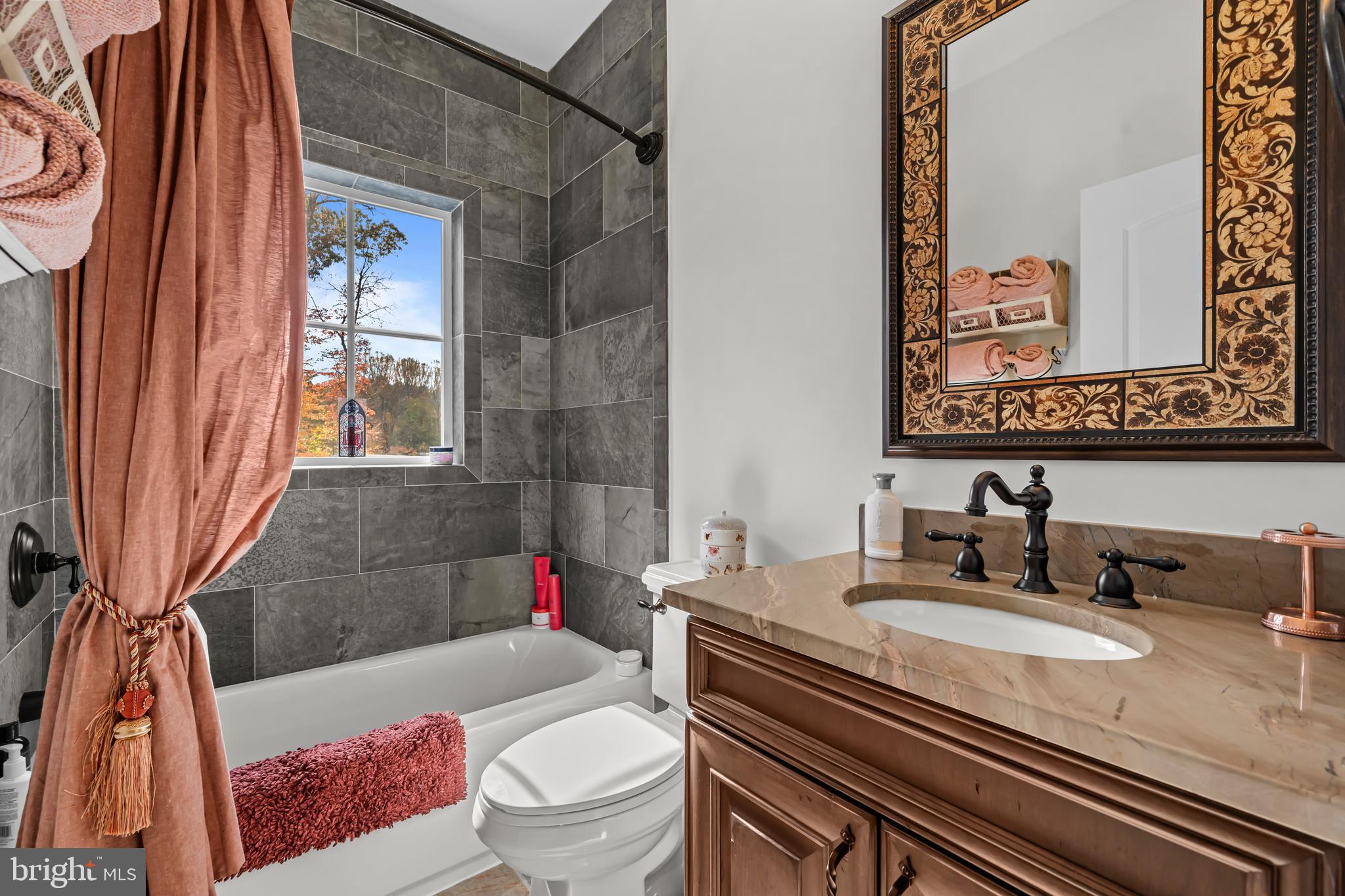 13025 Yates Ford Road Clifton, VA 20124 - Photo 44 of 82 a bathroom with a sink a toilet and shower