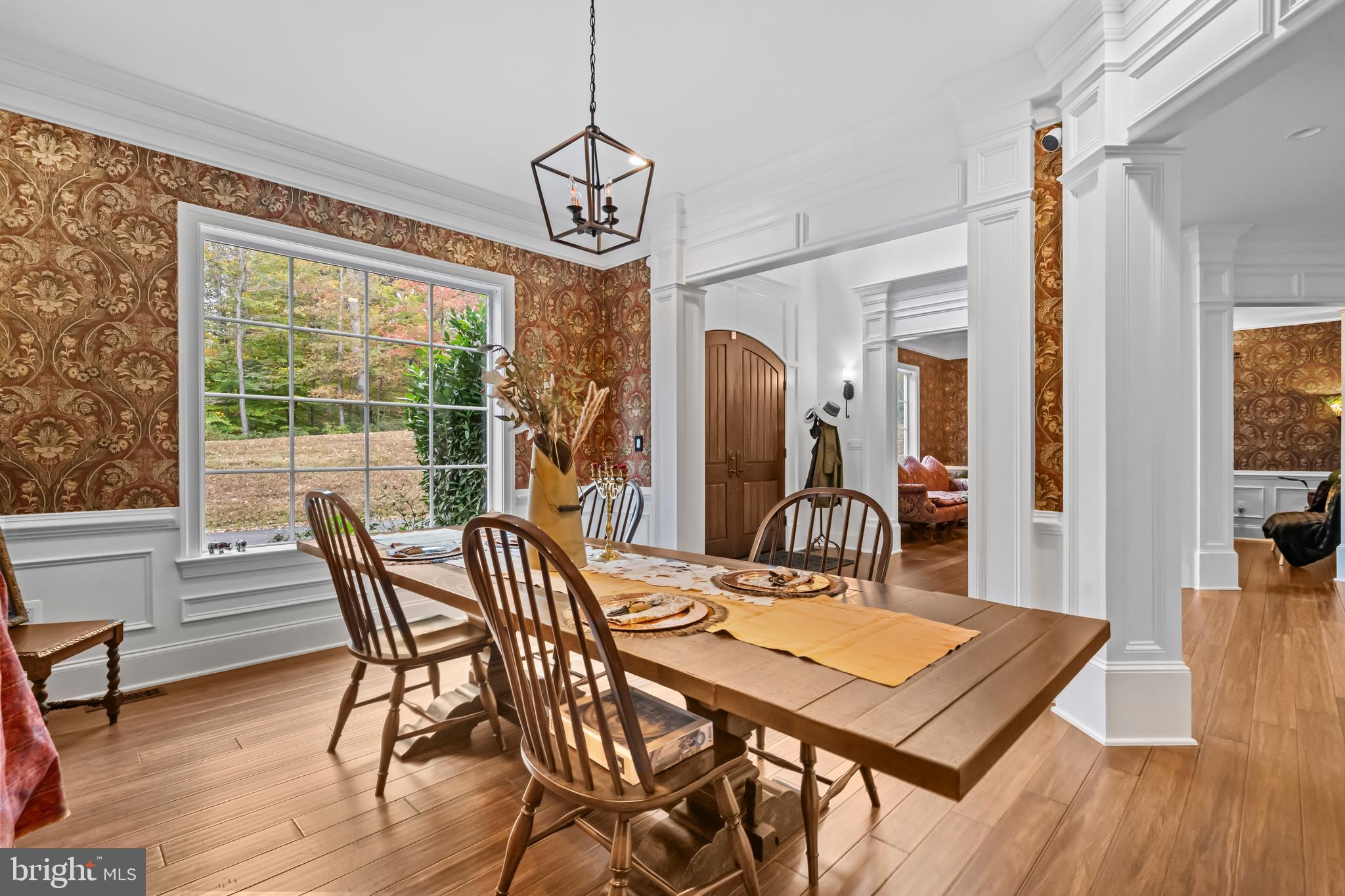 13025 Yates Ford Road Clifton, VA 20124 - Photo 8 of 82 a view of a dining room with furniture window and wooden floor