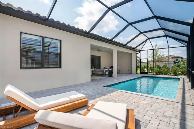 a living room with a rug