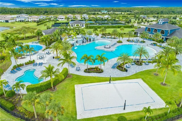 a view of a play house with a yard