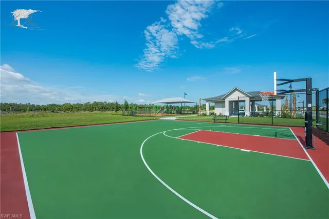 a view of a tennis court