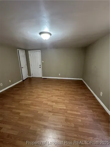 wooden floor in an empty room