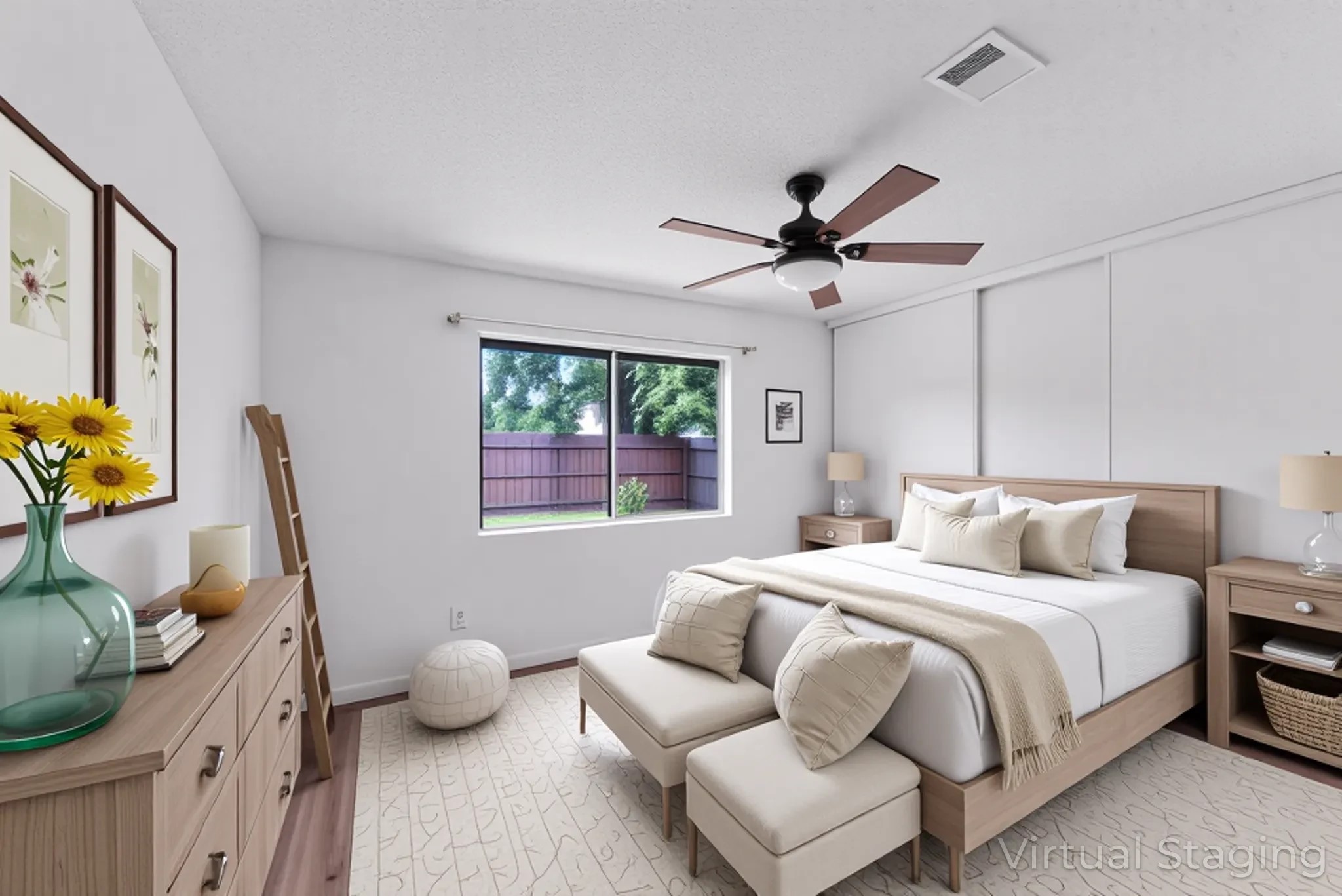 23426 Prairie Bird Drive Spring, TX 77373 - Photo 23 of 34 a bedroom with a bed couch and window