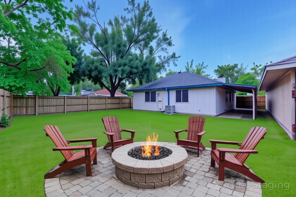 23426 Prairie Bird Drive Spring, TX 77373 - Photo 31 of 34 a view of a chair and table in backyard of the house